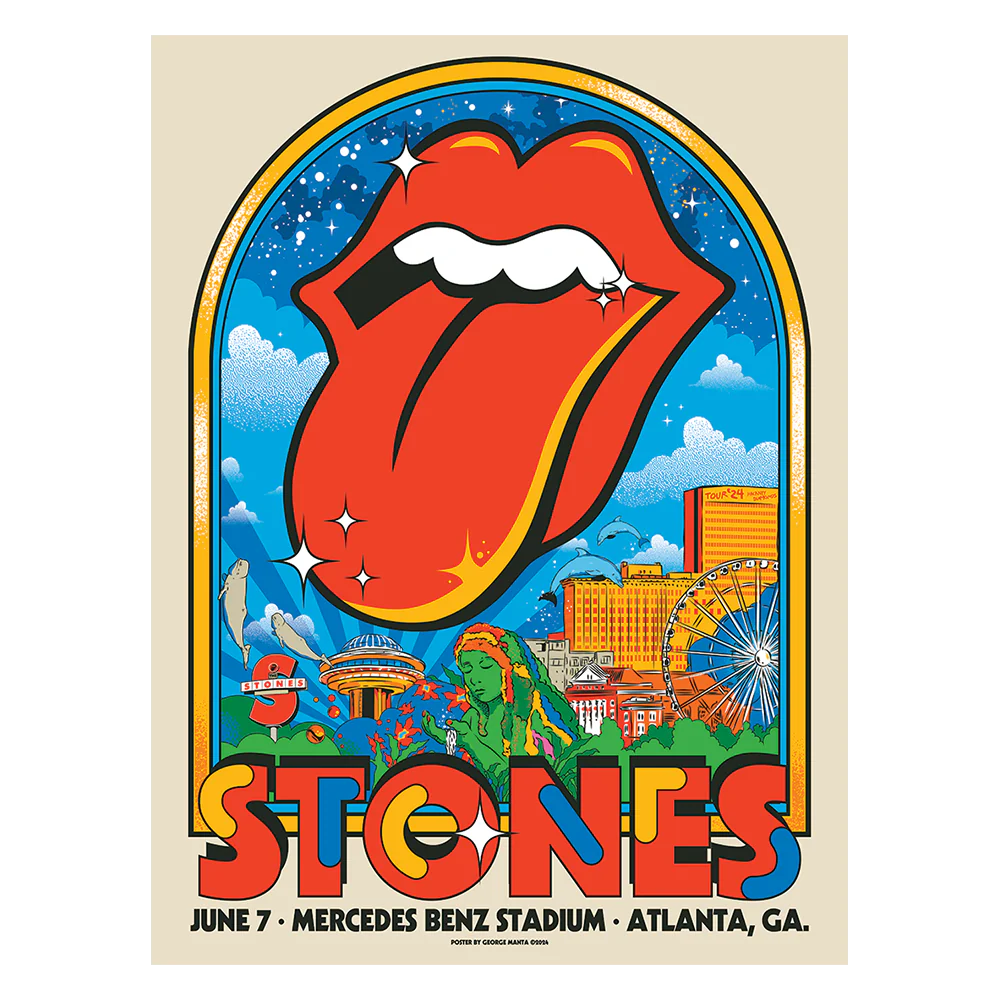Atlanta, GA 2024 Lithograph