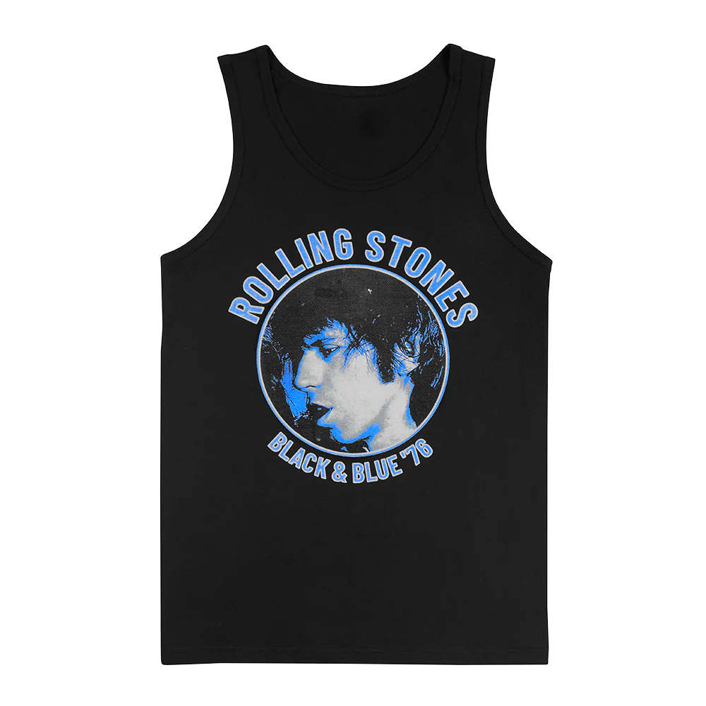 Black and Blue Keith Richards Vest
