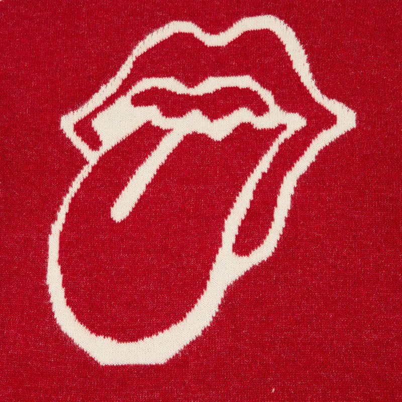 DISTRESSED RED VARSITY CARDIGAN - Image 7