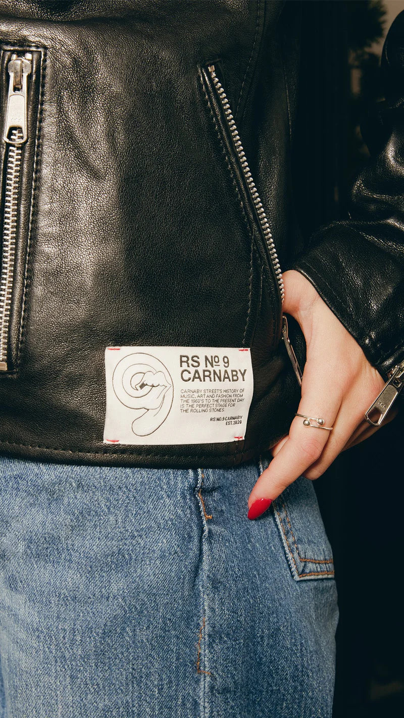 JFK Stadium Rolling Stones Leather Jacket - Image 6