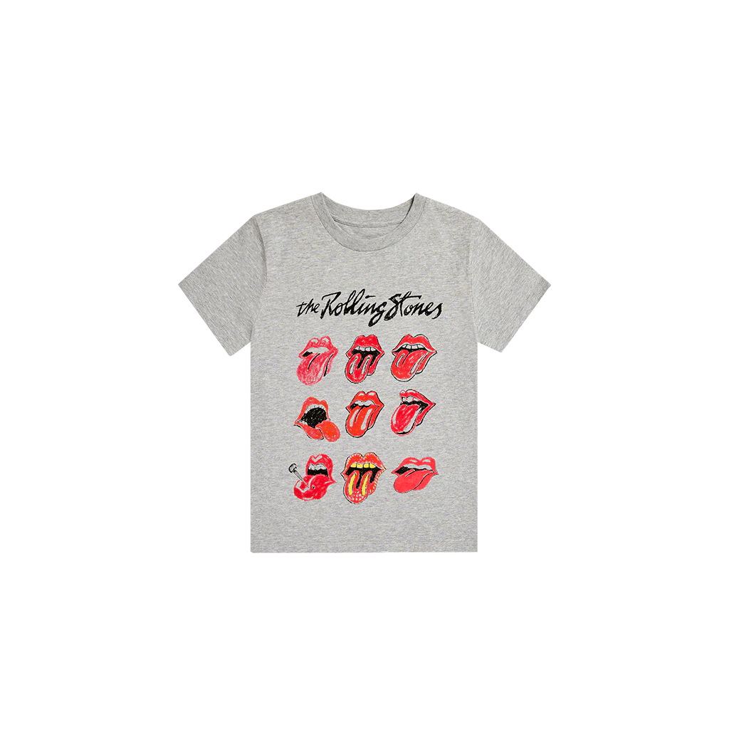 Kids Classic Tongues History Grey T-shirt