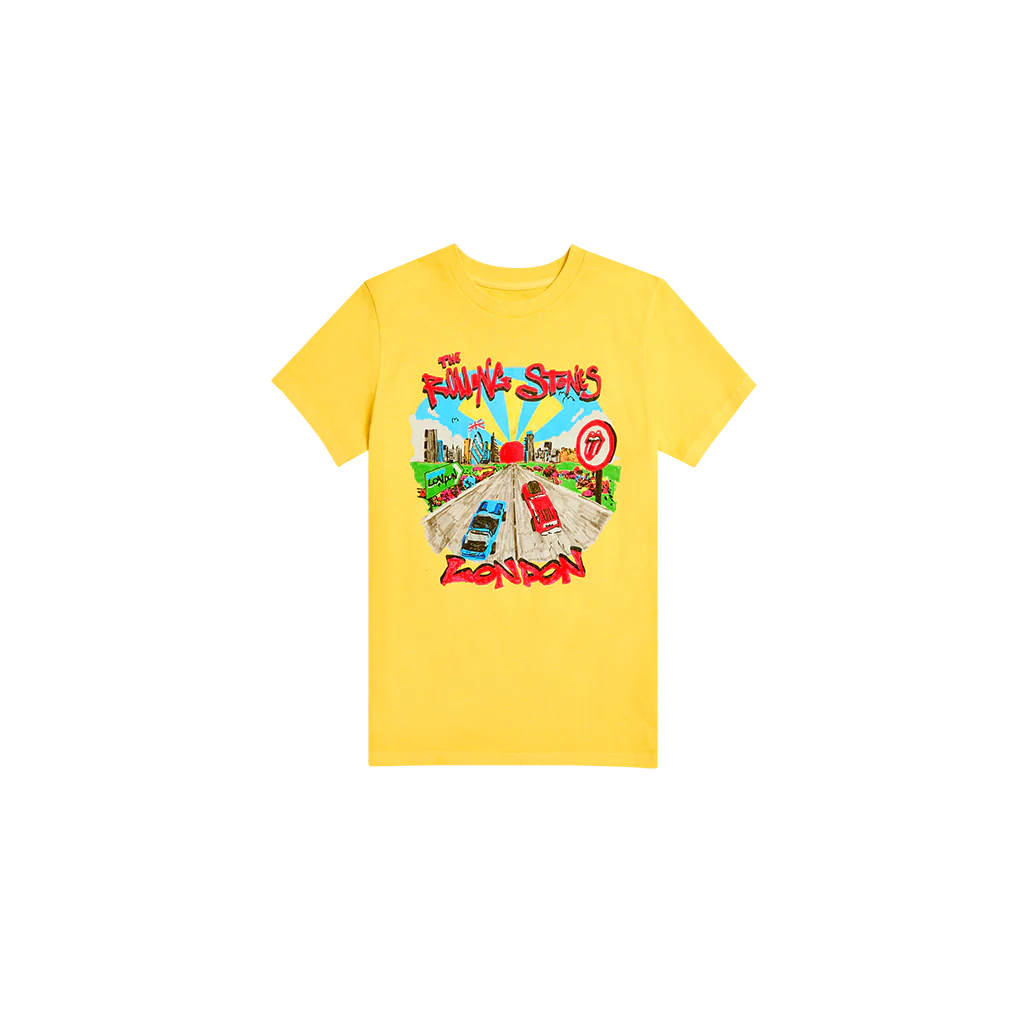 Kids Illustrated London Yellow T-Shirt