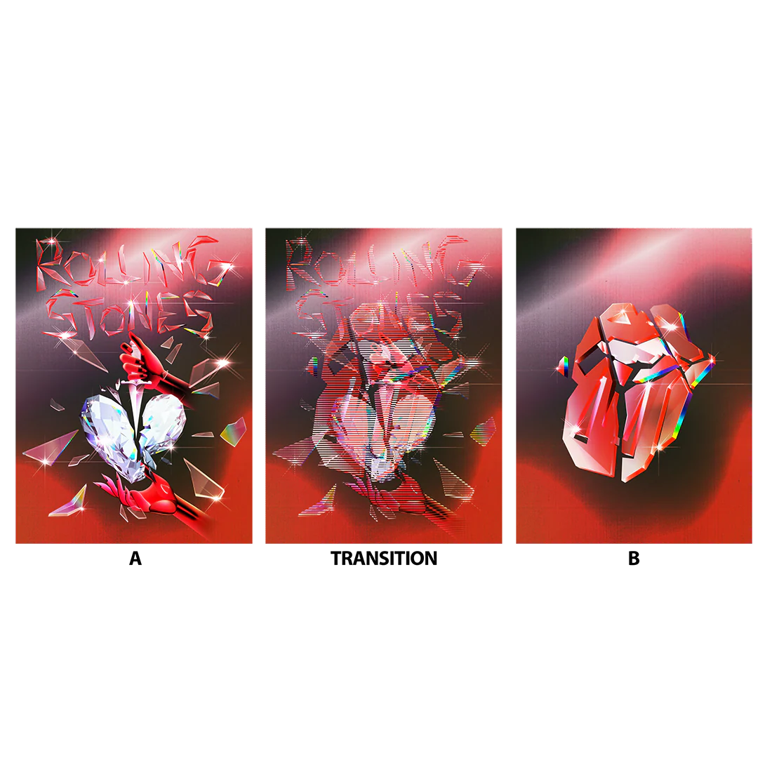 Limited Edition Hackney Diamonds A1 Lenticular Print - Image 3