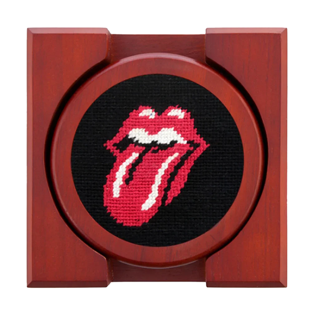 Rolling Stones Needlepoint Coaster Set - Image 2