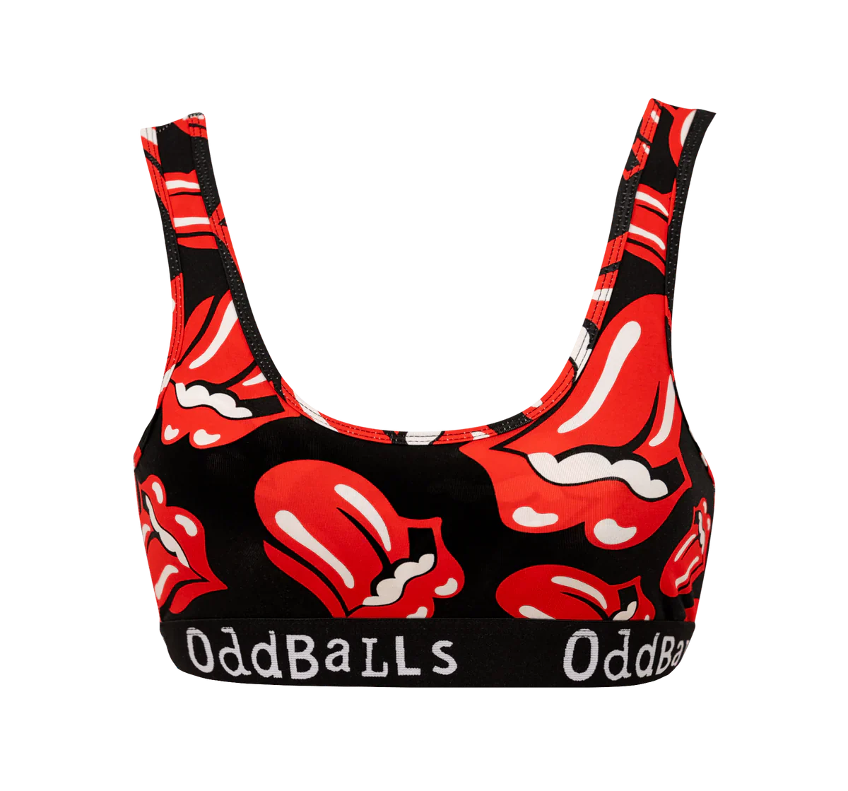 Rolling Stones Tongue - Ladies Bralette