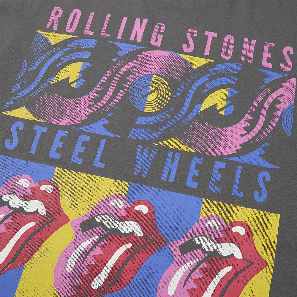 STEEL WHEELS NORTH AMERICAN TOUR 1989 T-SHIRT III - Image 4