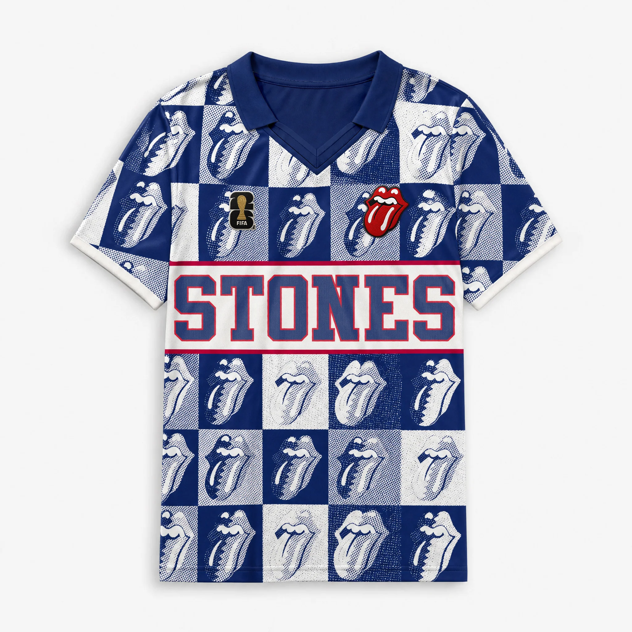 The Rolling Stones x FIFA World Cup 2026™ Checkered Jersey