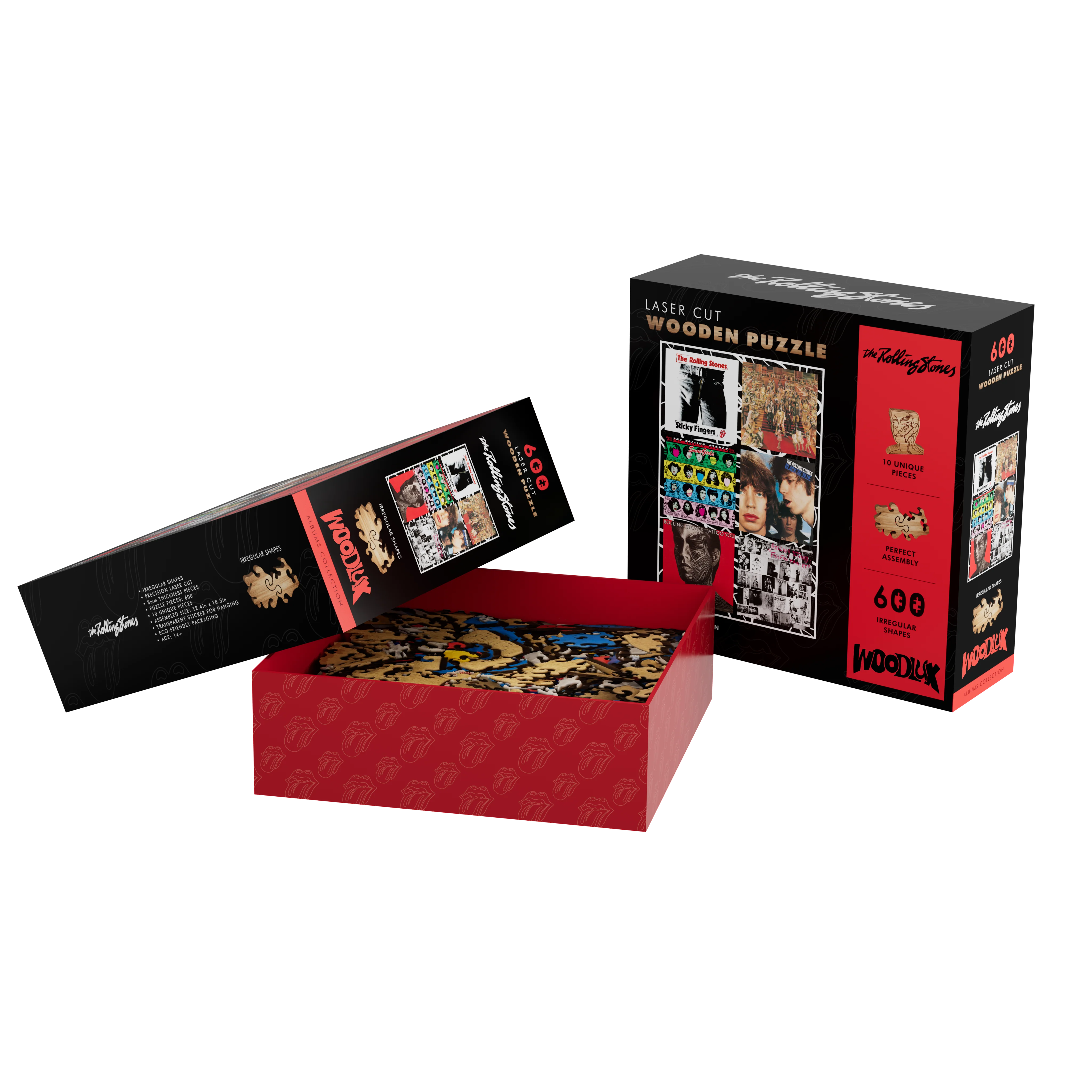 WOODLUX X THE ROLLING STONES - ICONIC ALBUMS PREMIUM PUZZLE